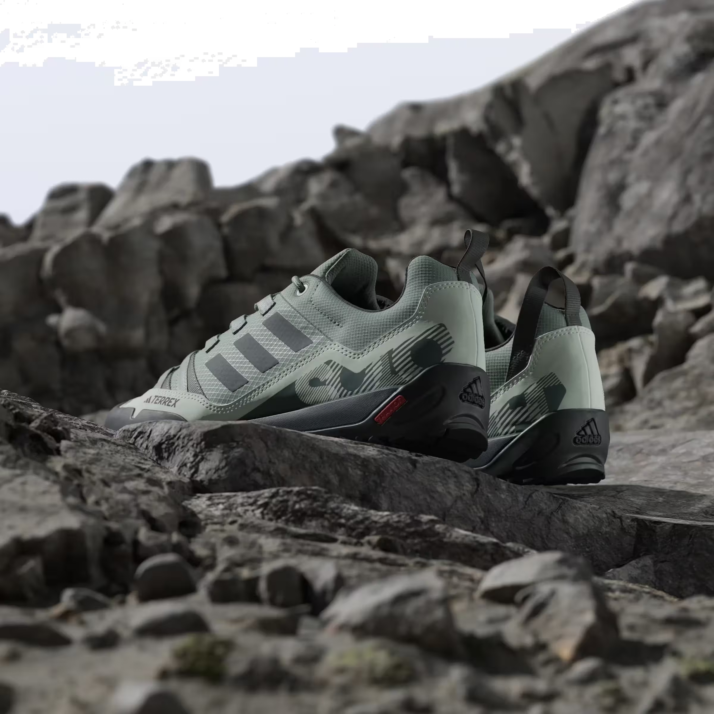 adidas Terrex Swift Solo 2.0 Silver Green Legend Ivy Linen Green