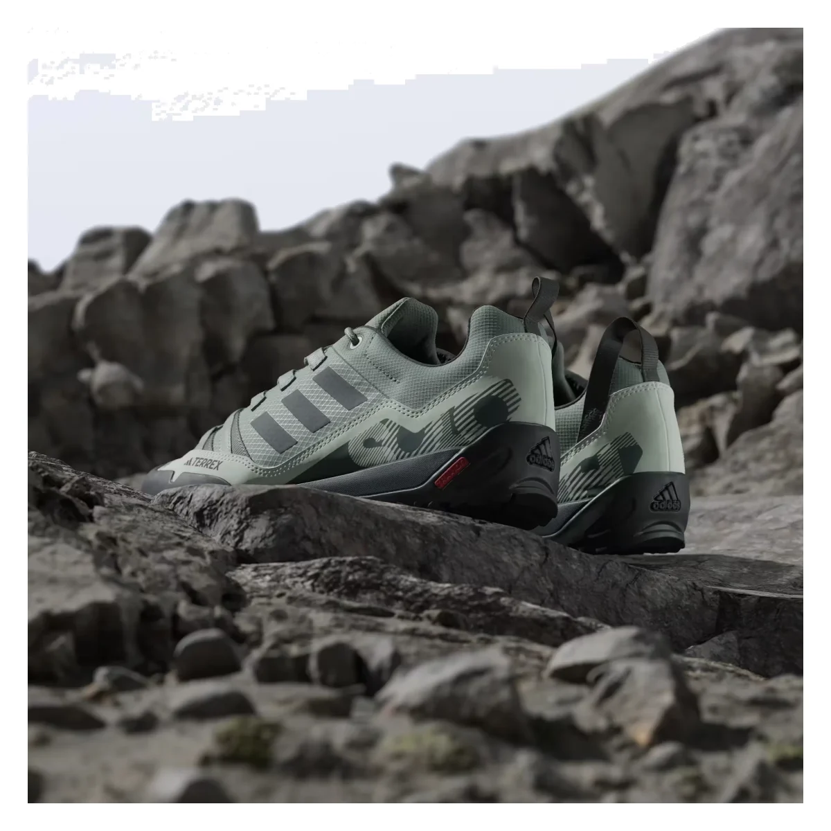 adidas Terrex Swift Solo 2.0 Silver Green Legend Ivy Linen Green