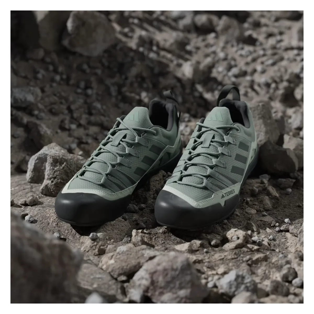 adidas Terrex Swift Solo 2.0 Silver Green Legend Ivy Linen Green