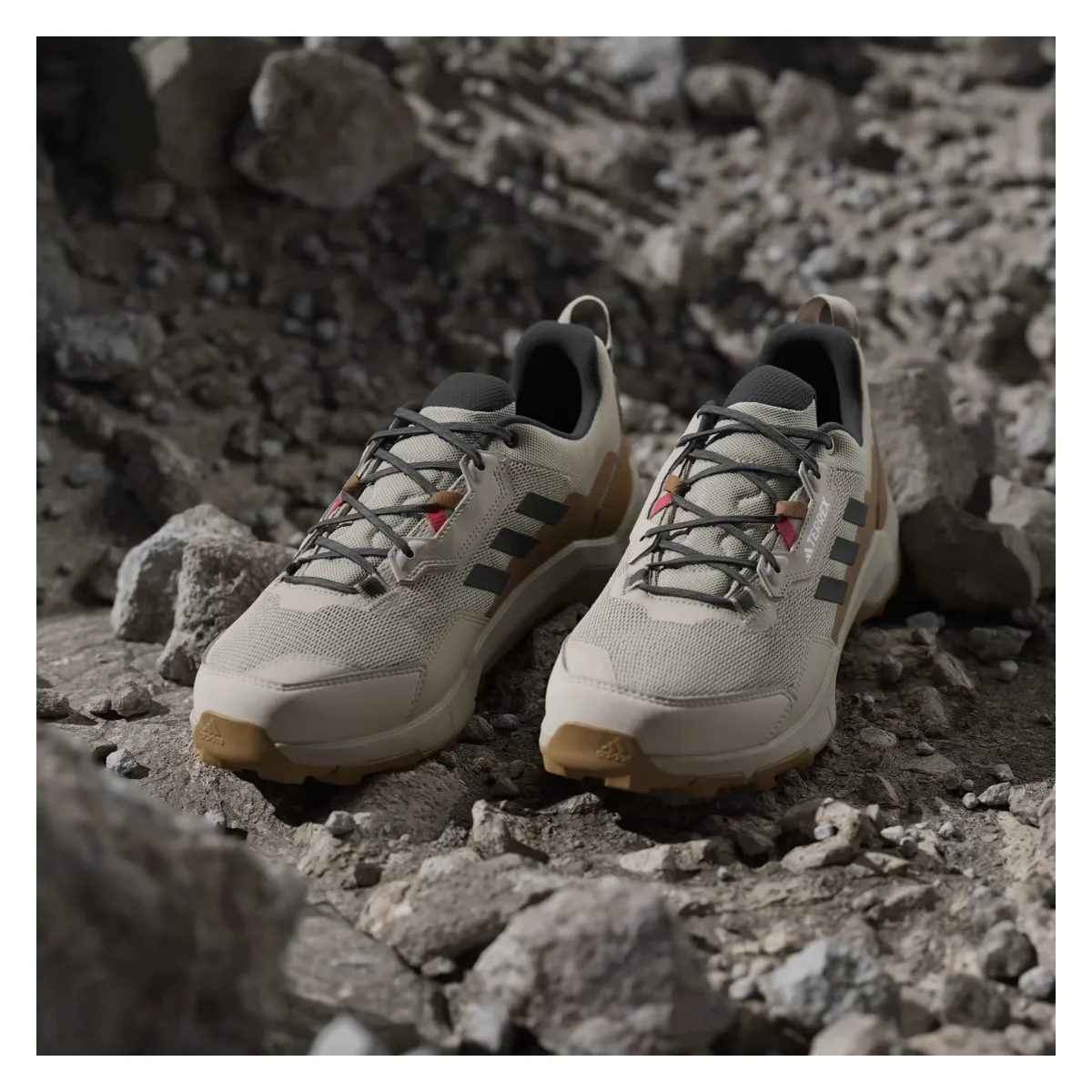 adidas Terrex AX4 Wonder Beige Carbon Pure Ruby