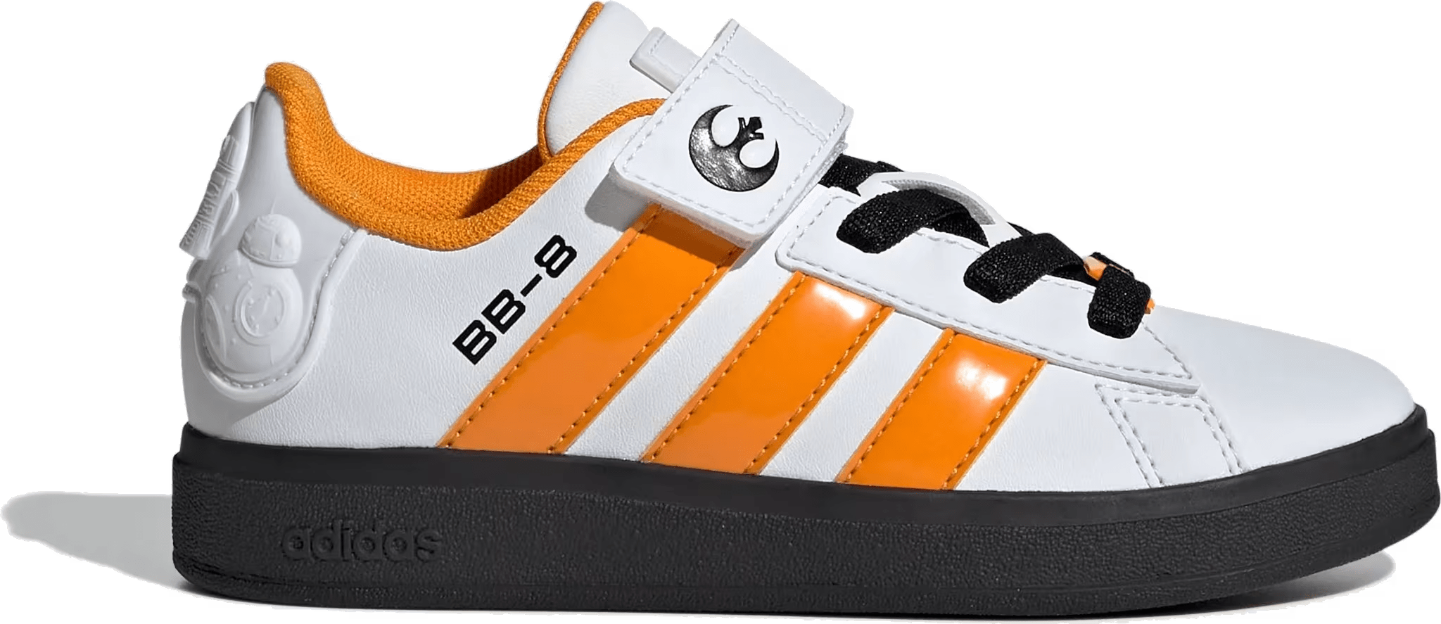 adidas Grand Court 2.0 Star Wars Cloud White Crew Orange Core Black (PS)