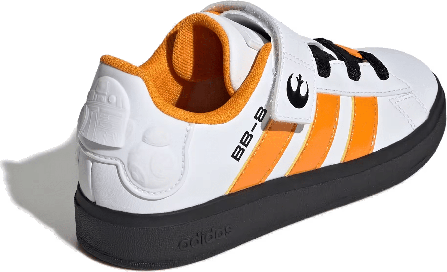 adidas Grand Court 2.0 Star Wars Cloud White Crew Orange Core Black (PS)
