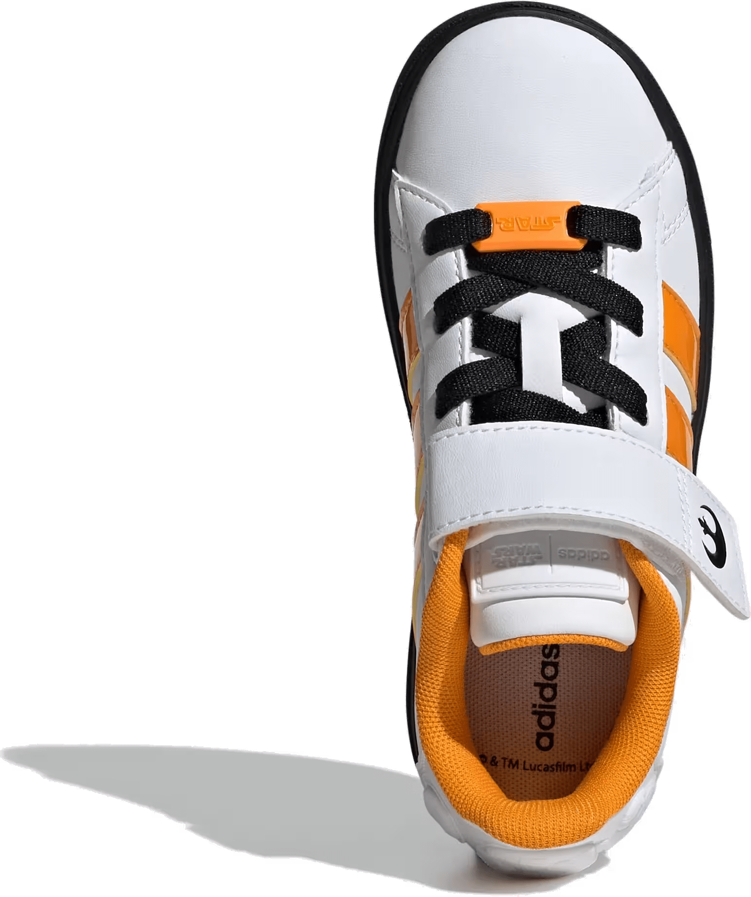 adidas Grand Court 2.0 Star Wars Cloud White Crew Orange Core Black (PS)