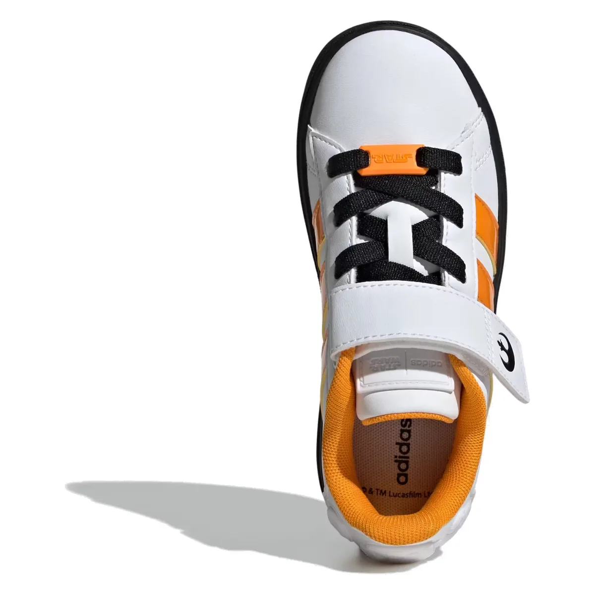 adidas Grand Court 2.0 Star Wars Cloud White Crew Orange Core Black (PS)