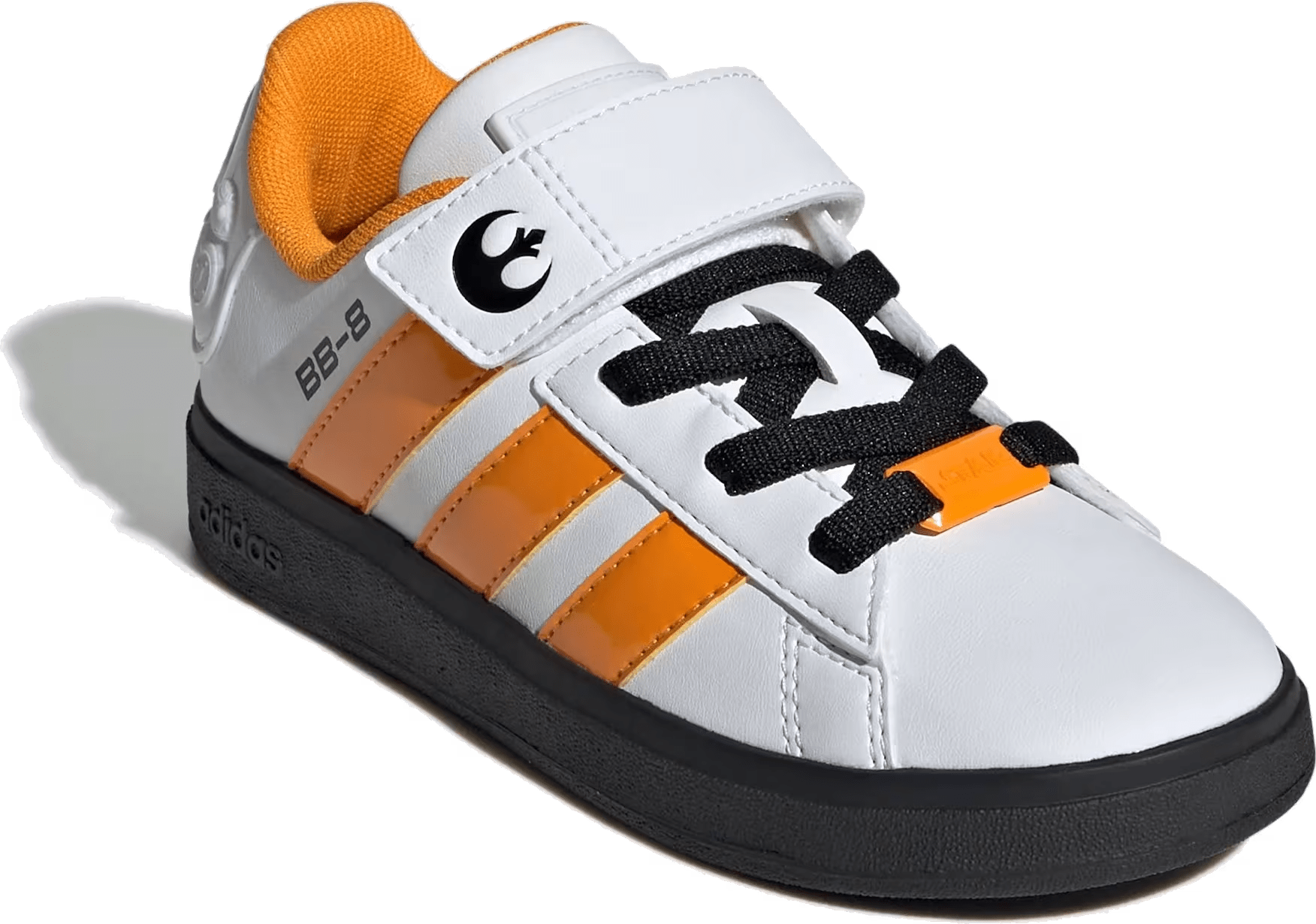adidas Grand Court 2.0 Star Wars Cloud White Crew Orange Core Black (PS)