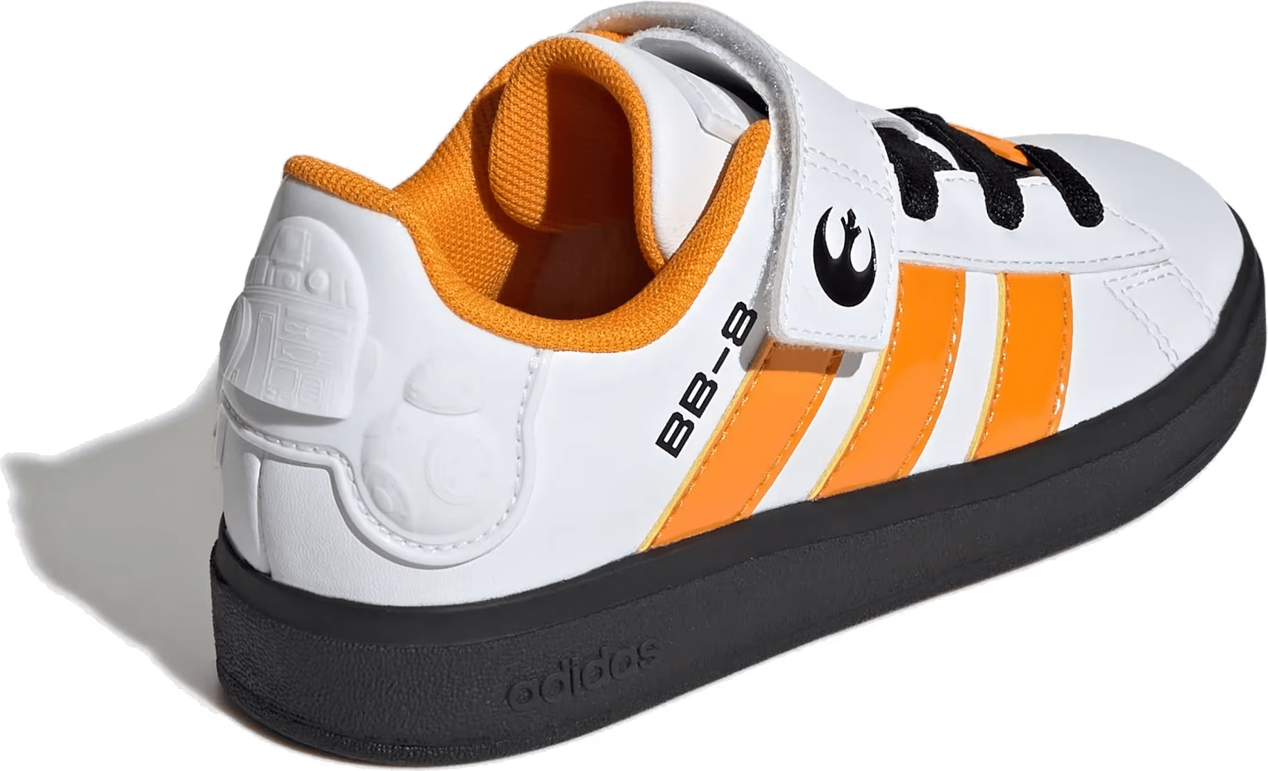 adidas Grand Court 2.0 Star Wars Cloud White Crew Orange Core Black (PS)
