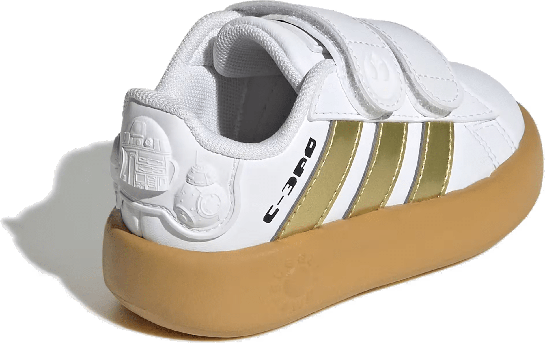 adidas Grand Court 2.0 Star Wars Cloud White Gold Metallic Preloved Bronze (TD)