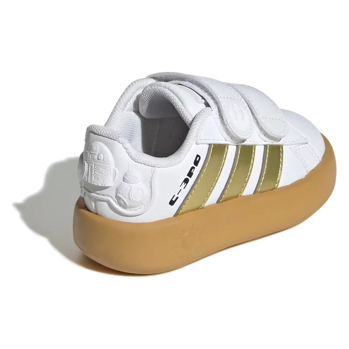 adidas Grand Court 2.0 Star Wars Cloud White Gold Metallic Preloved Bronze (TD)