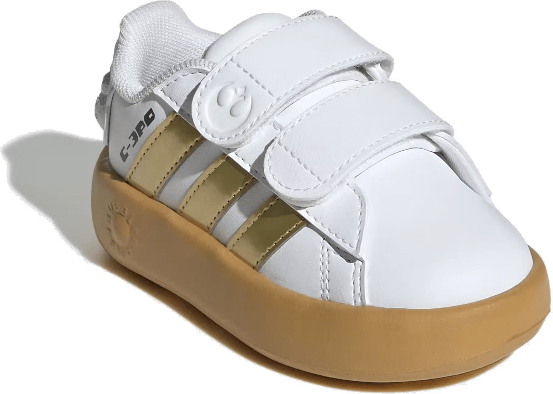 adidas Grand Court 2.0 Star Wars Cloud White Gold Metallic Preloved Bronze (TD)