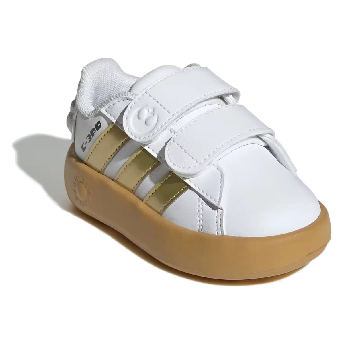 adidas Grand Court 2.0 Star Wars Cloud White Gold Metallic Preloved Bronze (TD)