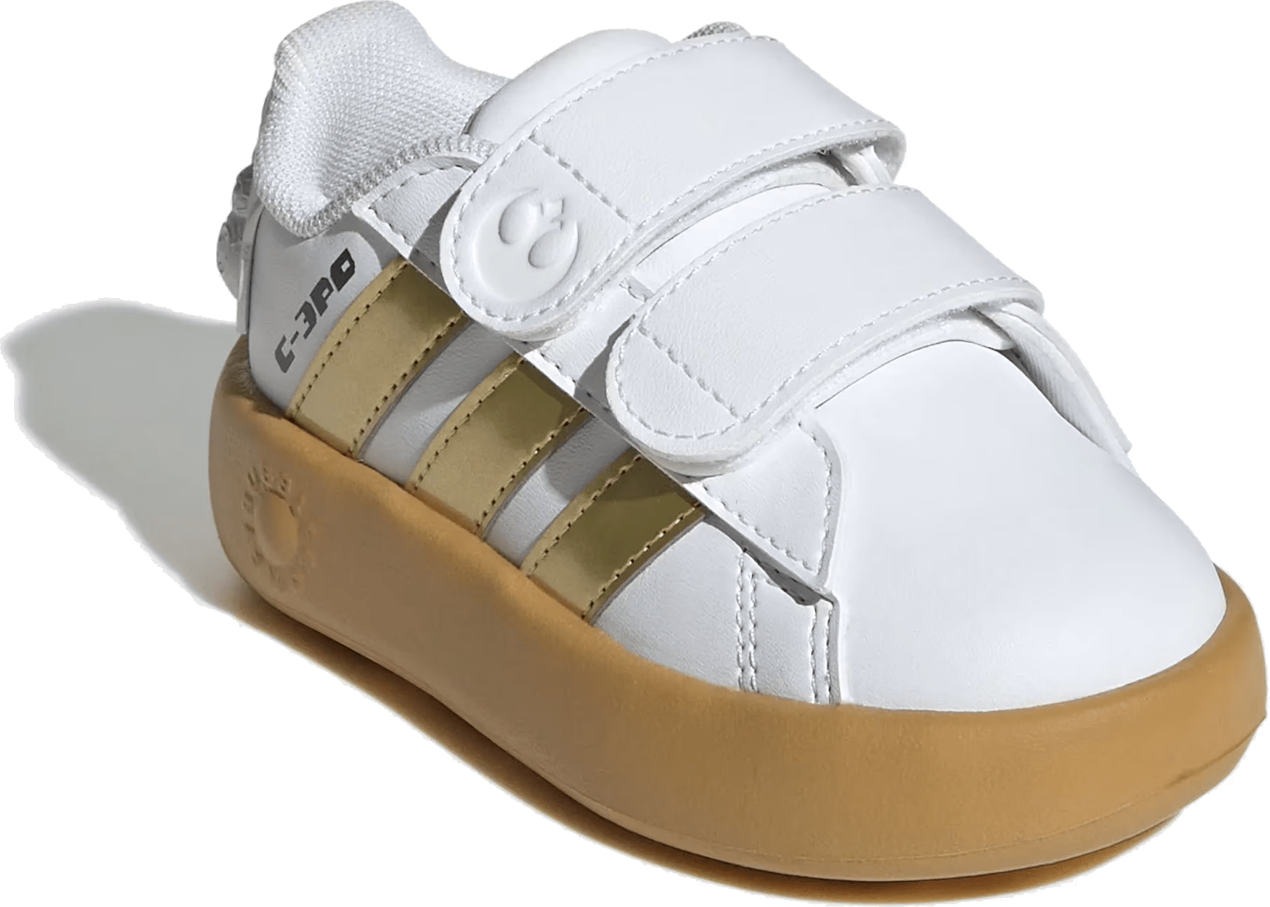 adidas Grand Court 2.0 Star Wars Cloud White Gold Metallic Preloved Bronze (TD)