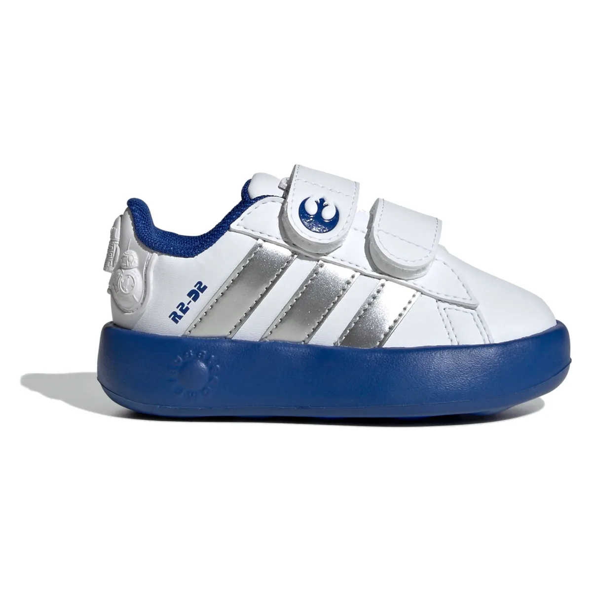 adidas Grand Court 2.0 Star Wars Cloud White Silver Metallic Royal Blue (TD)