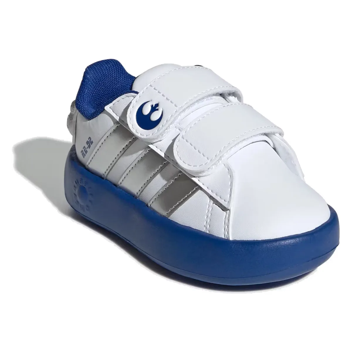 adidas Grand Court 2.0 Star Wars Cloud White Silver Metallic Royal Blue (TD)
