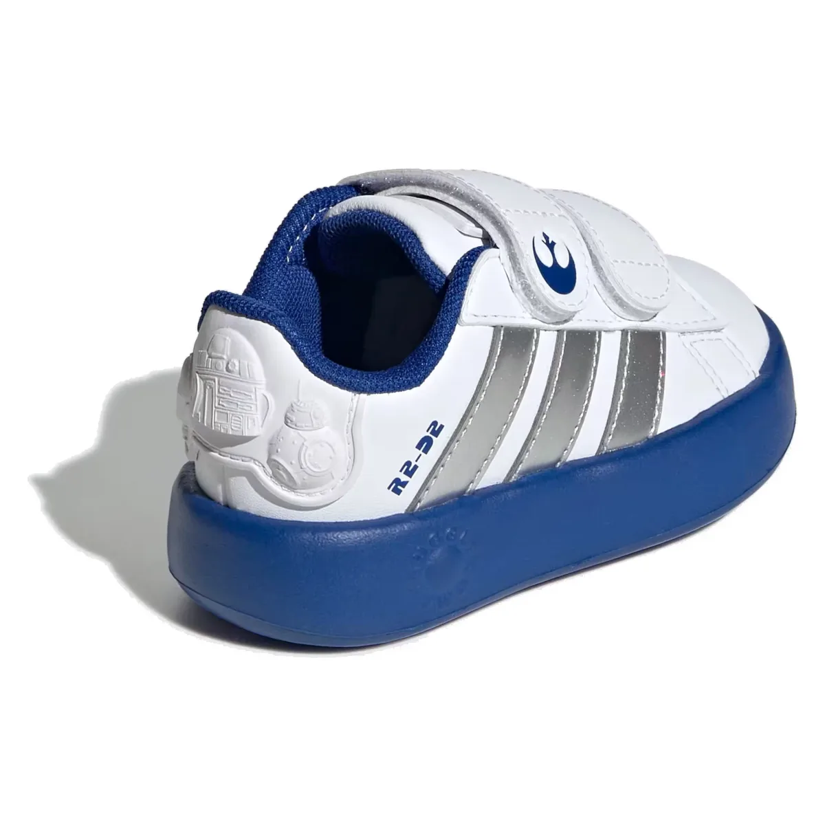 adidas Grand Court 2.0 Star Wars Cloud White Silver Metallic Royal Blue (TD)