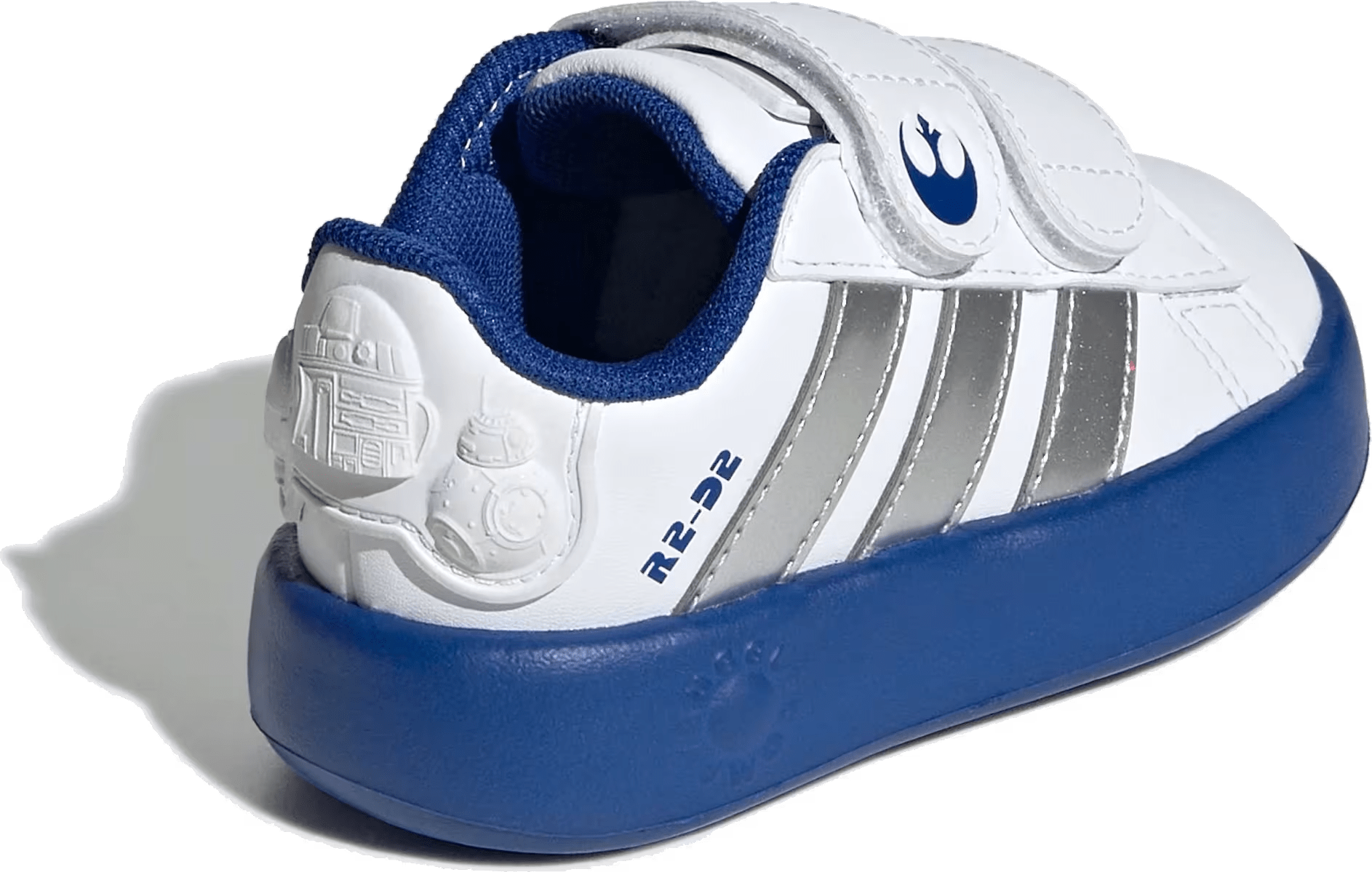 adidas Grand Court 2.0 Star Wars Cloud White Silver Metallic Royal Blue (TD)