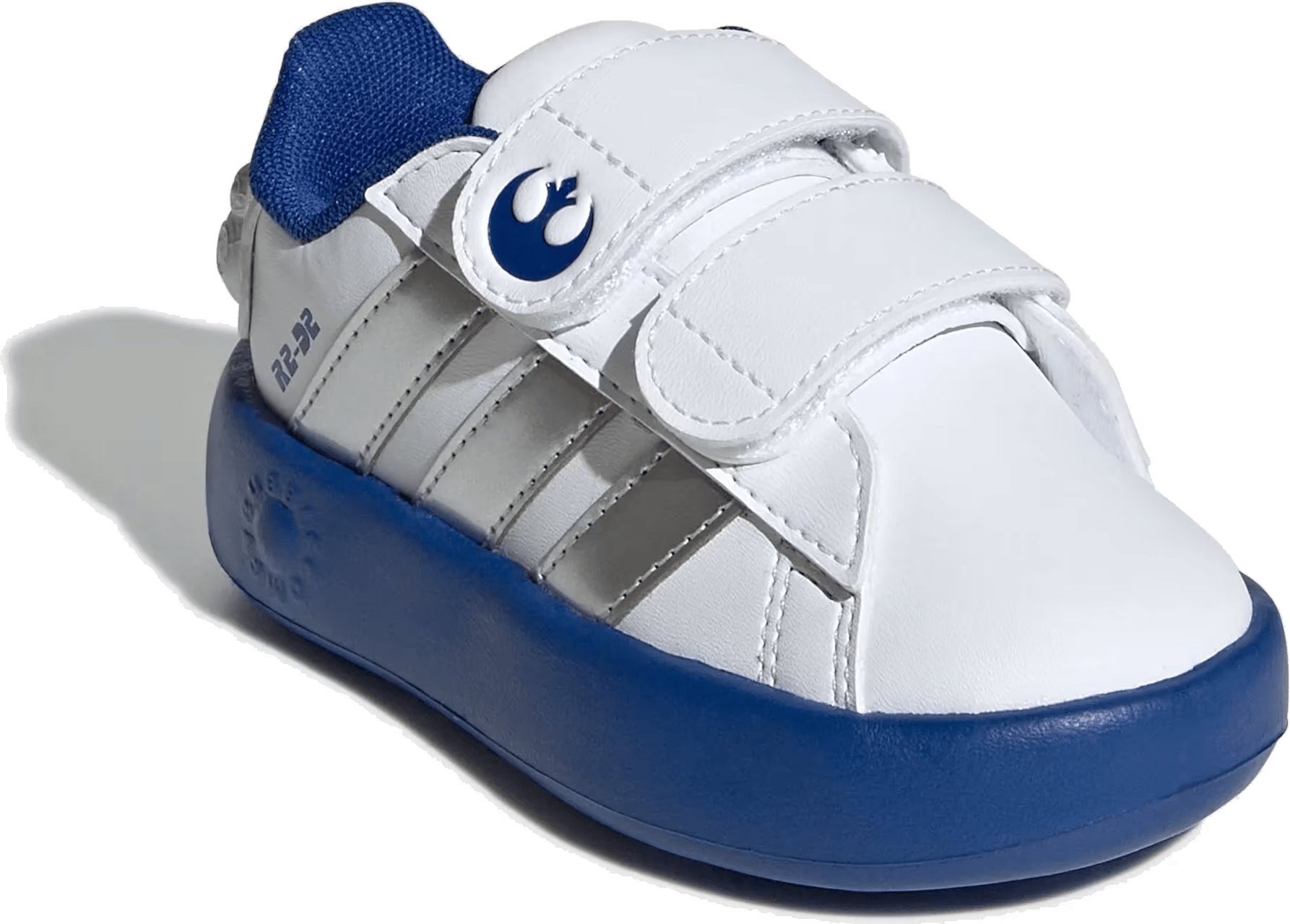 adidas Grand Court 2.0 Star Wars Cloud White Silver Metallic Royal Blue (TD)