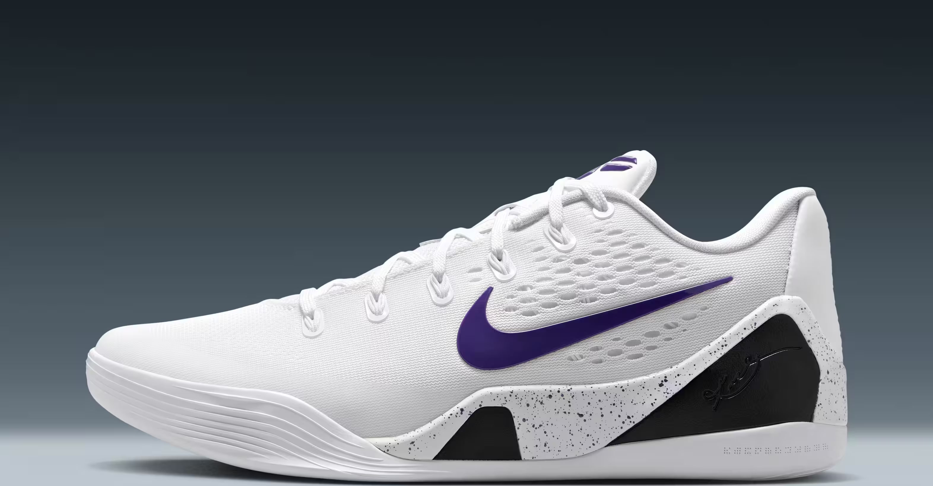 Nike Kobe 9 Elite Low EM Protro White Court Purple