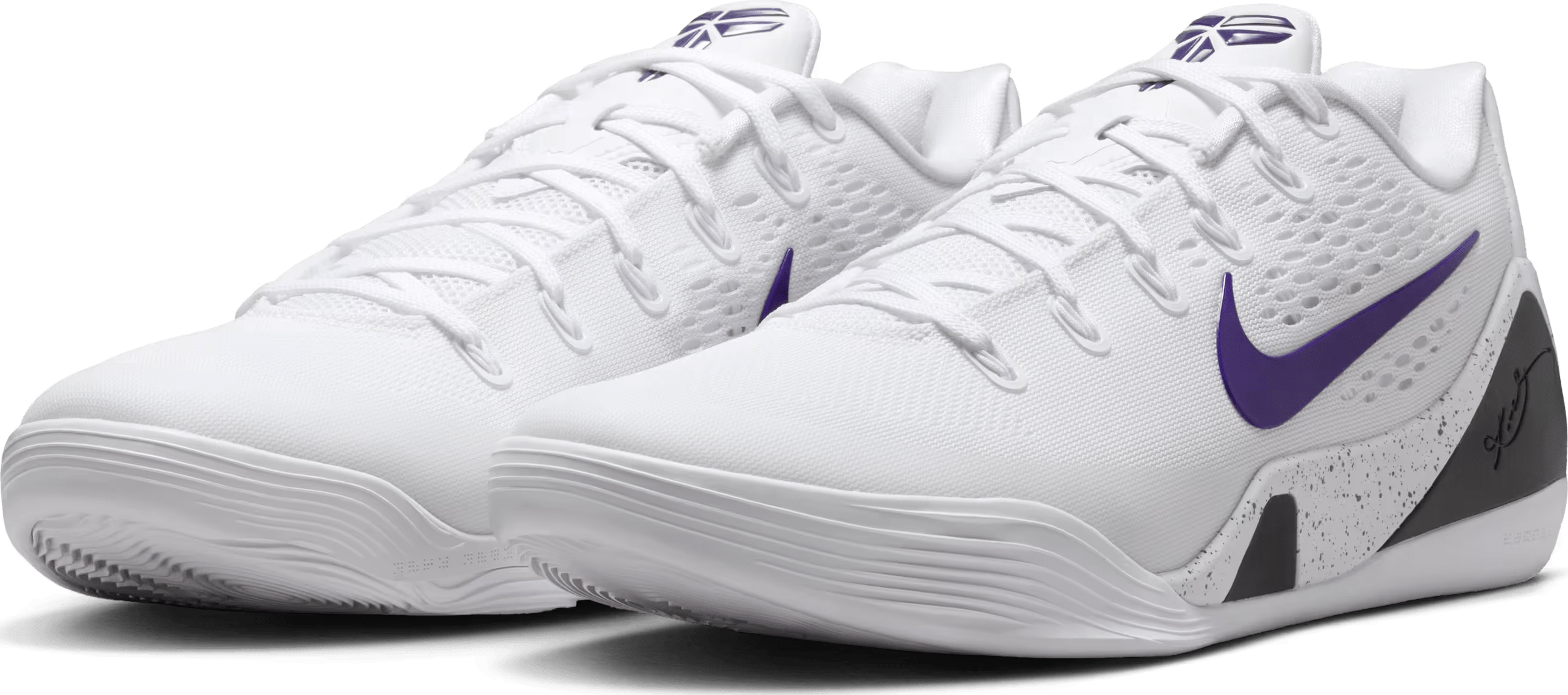 Nike Kobe 9 Elite Low EM Protro White Court Purple