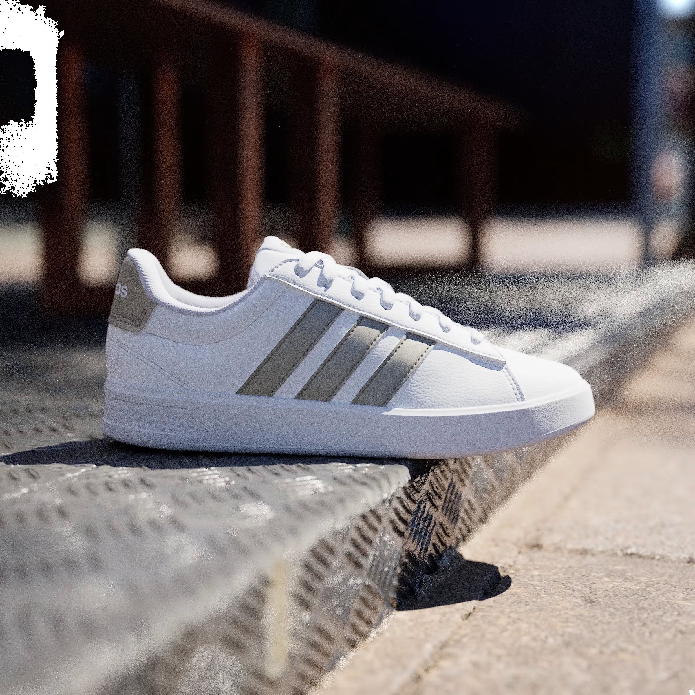 adidas Grand Court 3.0 White Cyber Metallic (Women's)