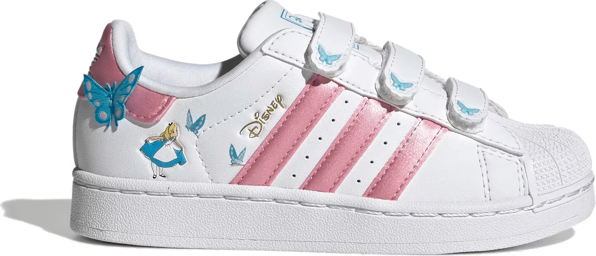 adidas Superstar II Comfort Closure Disney White Light Pink Aquamarine (PS)