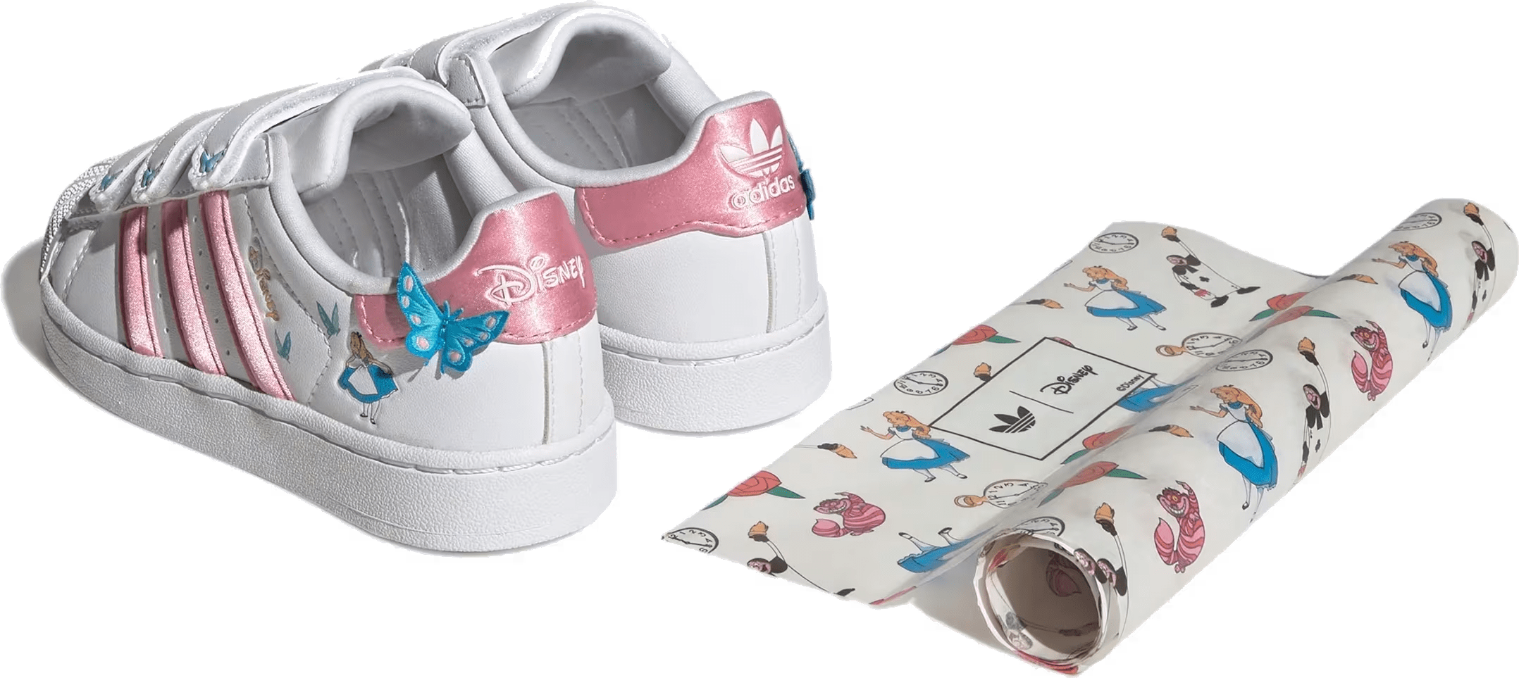 adidas Superstar II Comfort Closure Disney White Light Pink Aquamarine (PS)