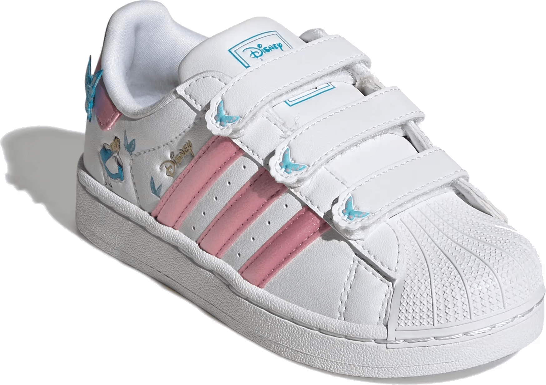 adidas Superstar II Comfort Closure Disney White Light Pink Aquamarine (PS)
