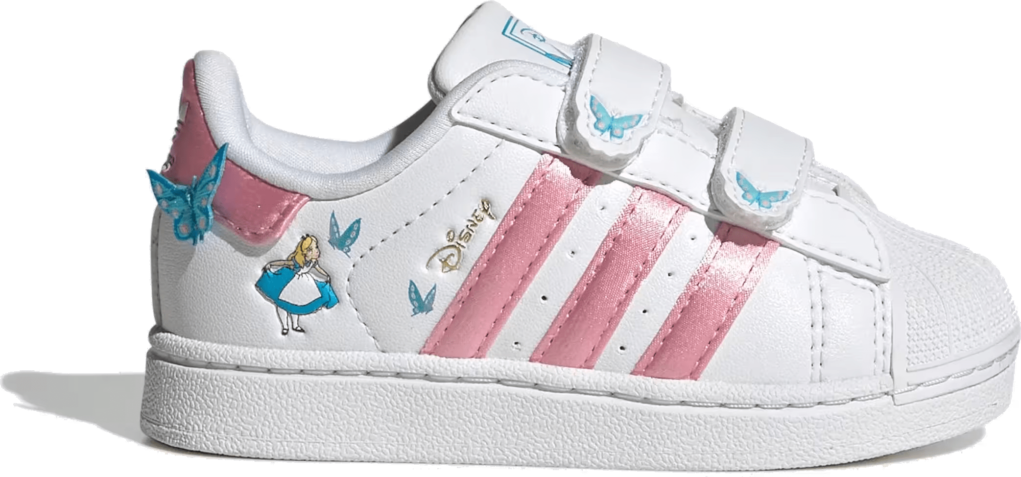 adidas Superstar II Comfort Closure Disney White Light Pink Aquamarine (TD)