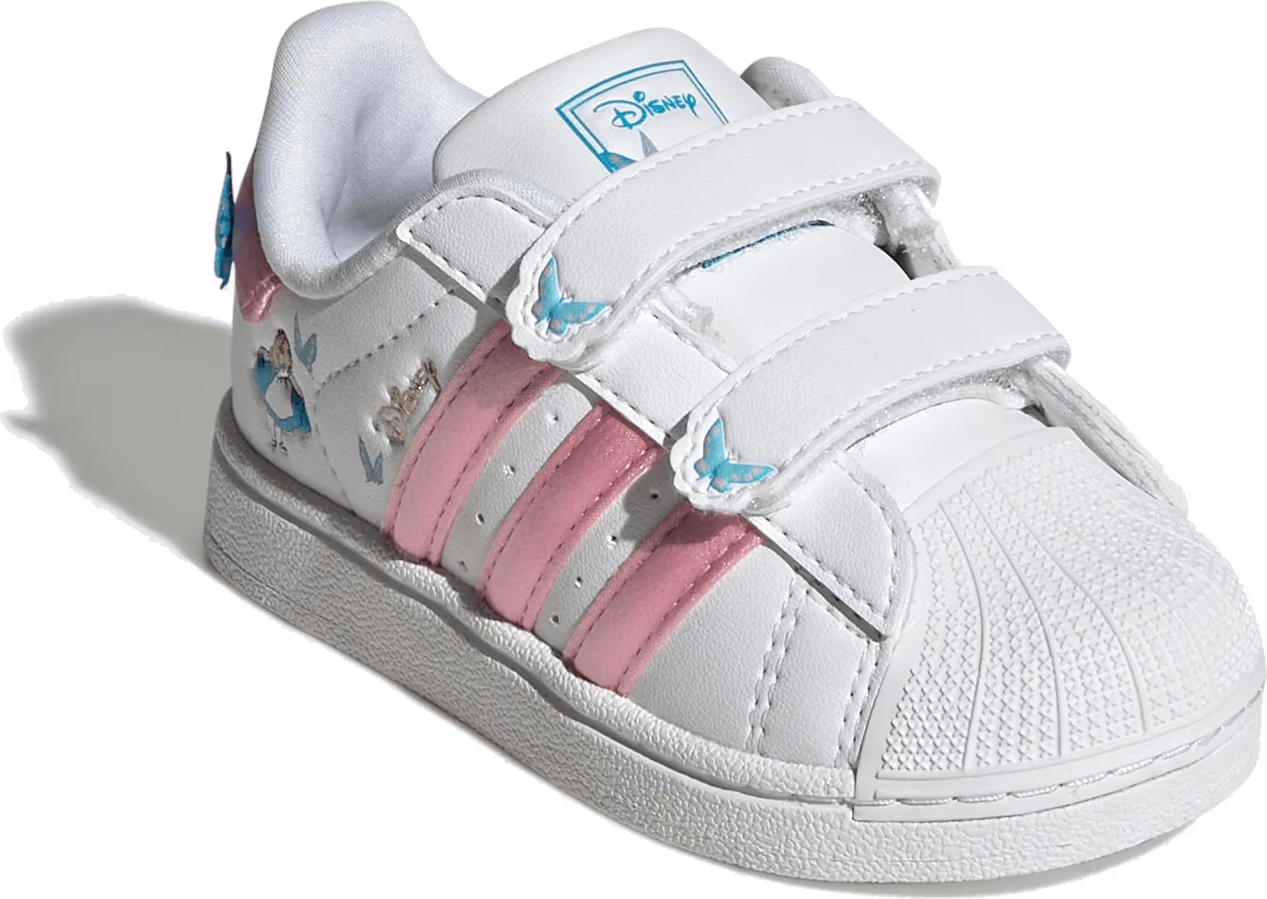 adidas Superstar II Comfort Closure Disney White Light Pink Aquamarine (TD)