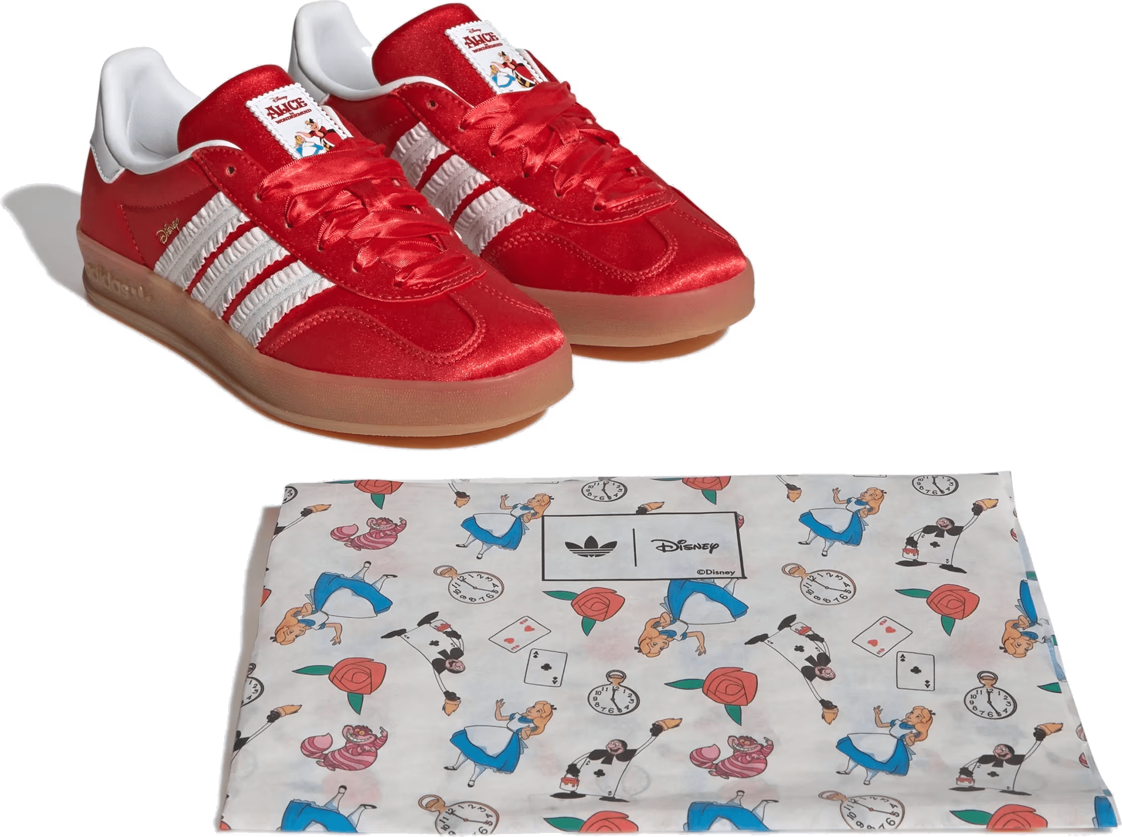 adidas Gazelle Indoor Disney Red White Gum (GS)