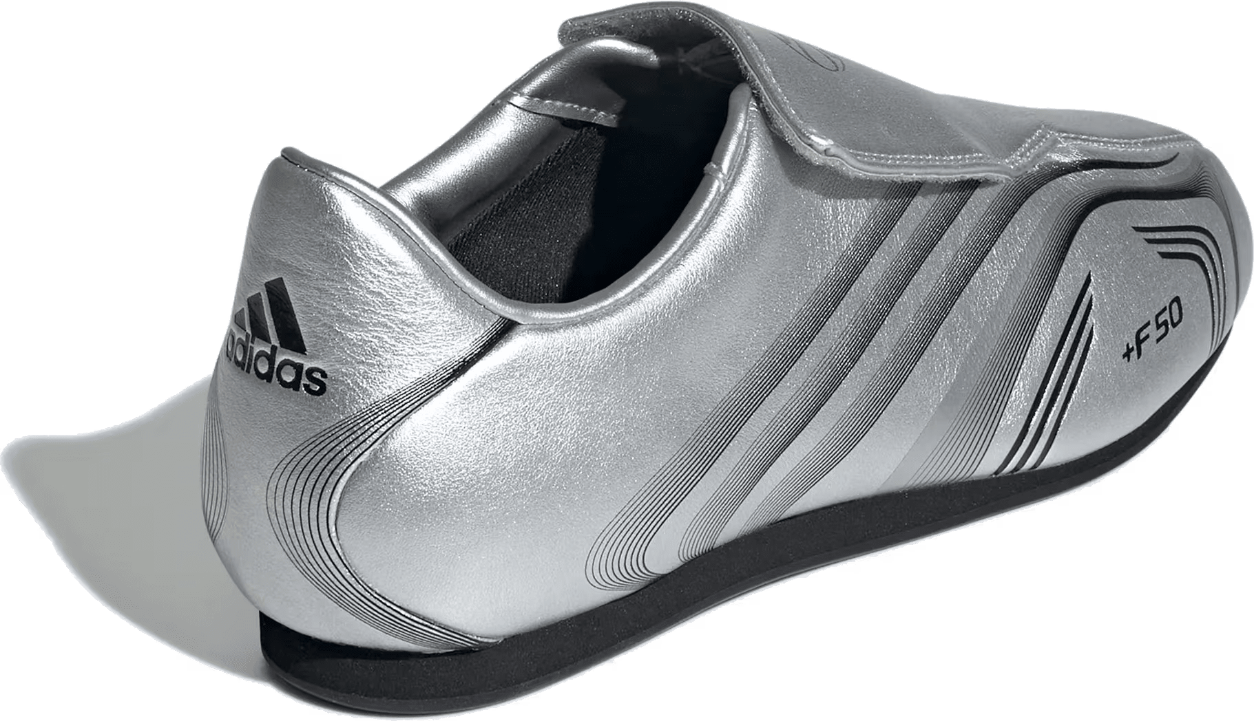 adidas Taekwondo F50 Silver Metallic Black (Women's)