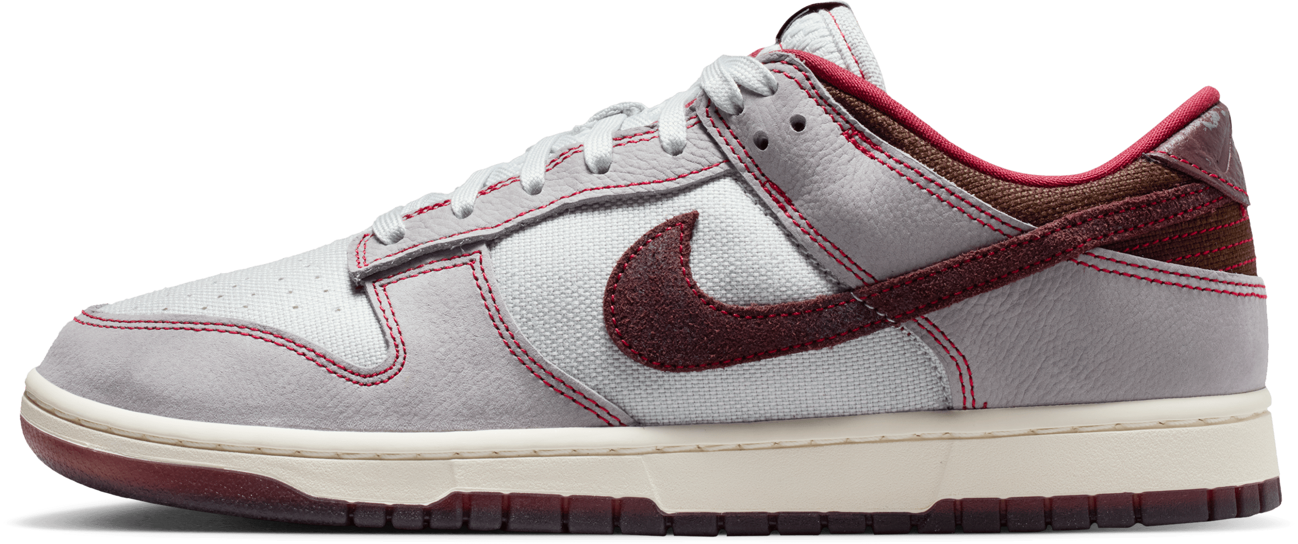 Nike Dunk Low Retro SE "Grey Burgundy Crush"