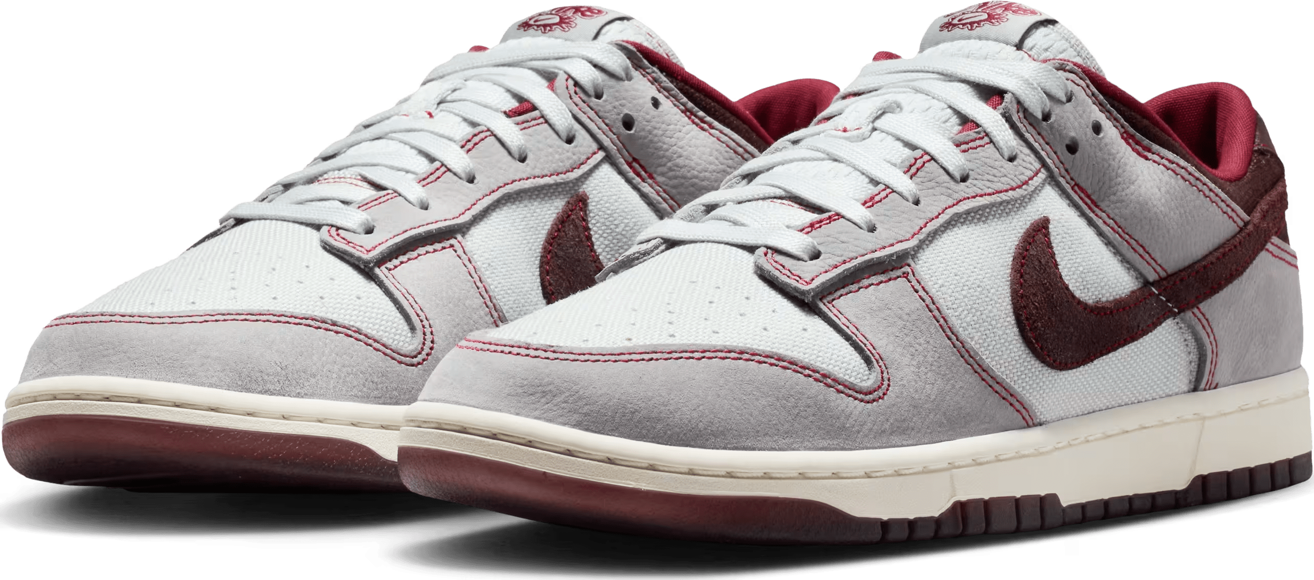 Nike Dunk Low Retro SE "Grey Burgundy Crush"