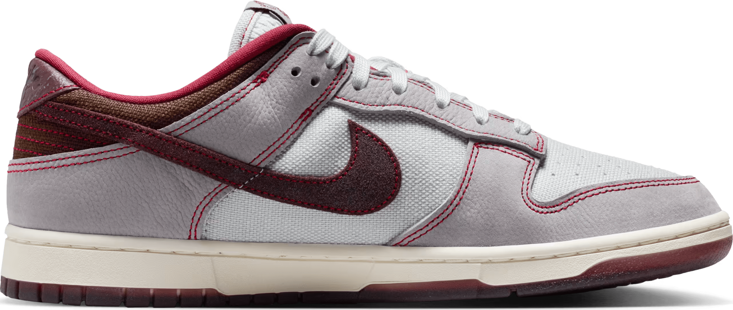 Nike Dunk Low Retro SE "Grey Burgundy Crush"