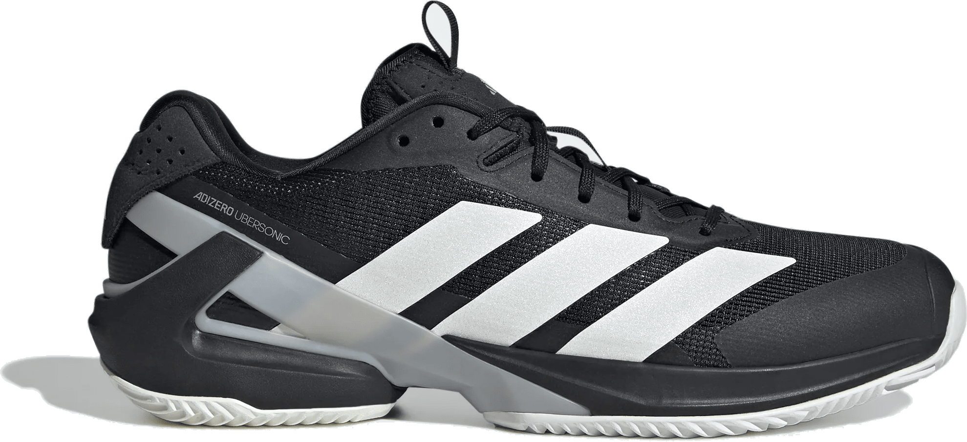 adidas Adizero Ubersonic 5 Clay Core Black Zero Metalic Grey Two