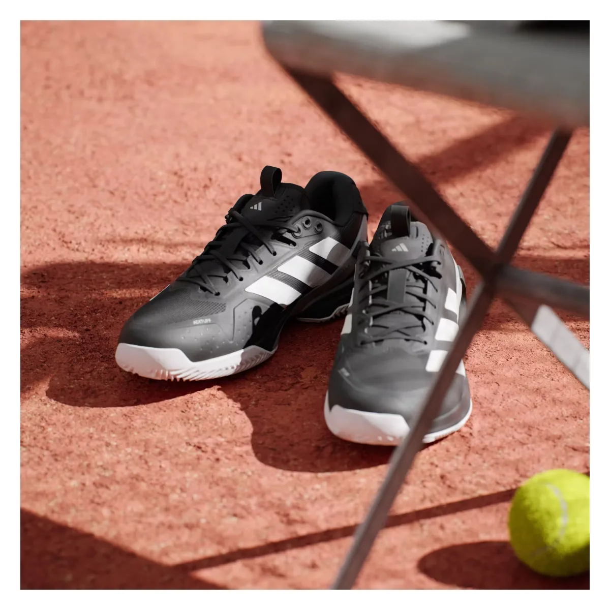 adidas Adizero Ubersonic 5 Clay Core Black Zero Metalic Grey Two