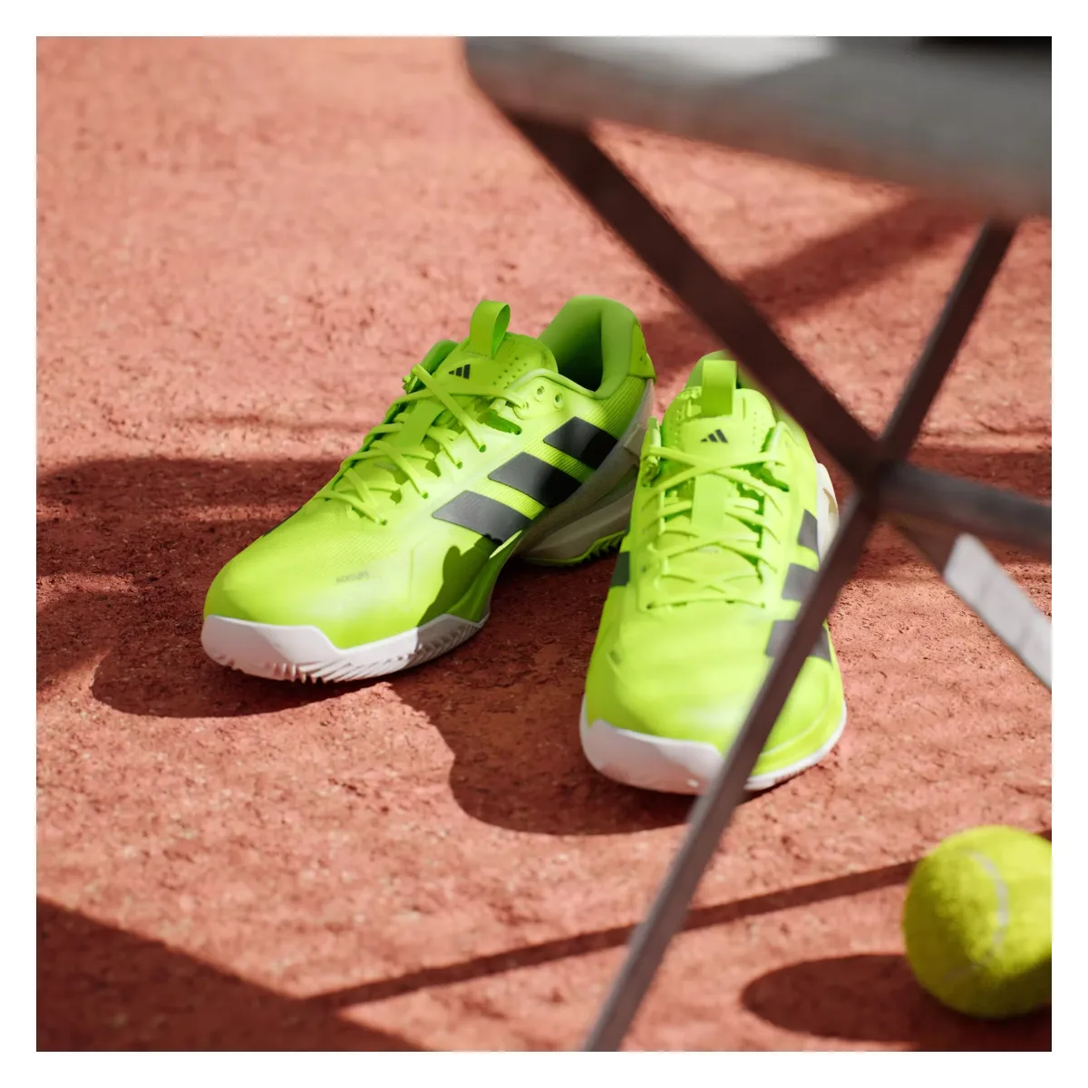 adidas Adizero Ubersonic 5 Clay Lucid Lemon Core Black Cloud White
