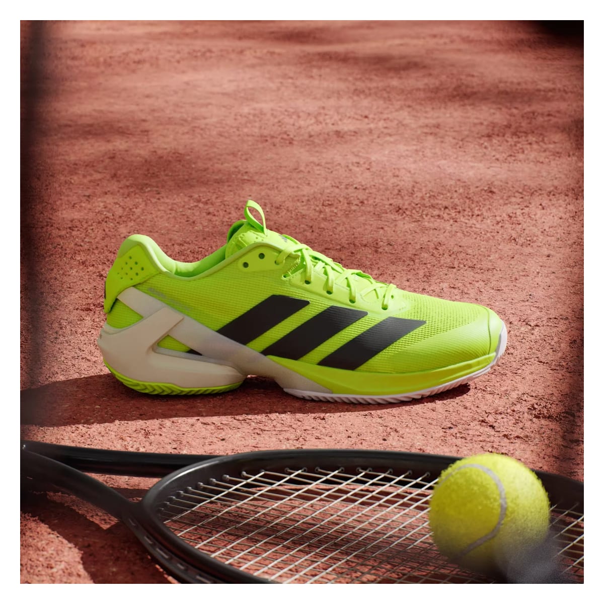 adidas Adizero Ubersonic 5 Clay Lucid Lemon Core Black Cloud White