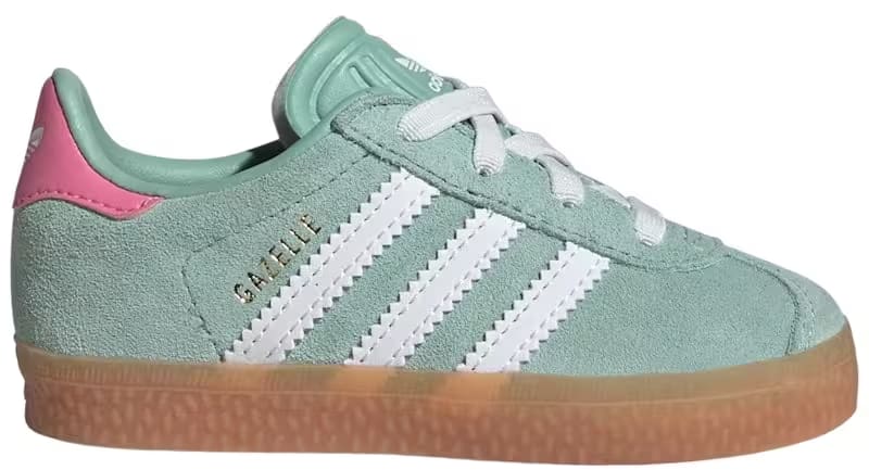 adidas Gazelle Comfort Closure Hazy Green Cloud White Bliss Pink (TD)
