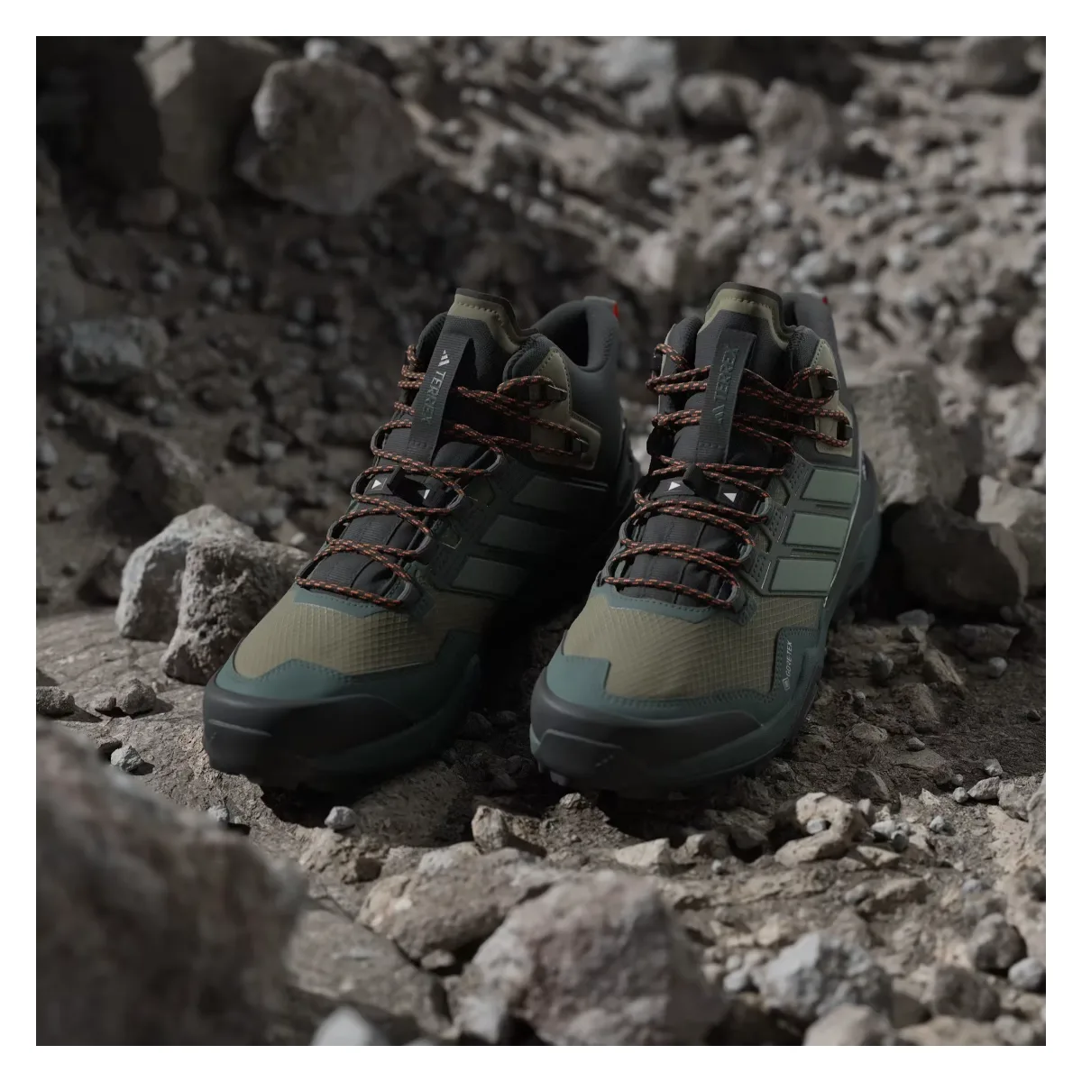 adidas Terrex Skychaser Mid Gore-Tex Olive Strata Silver Green Core Black