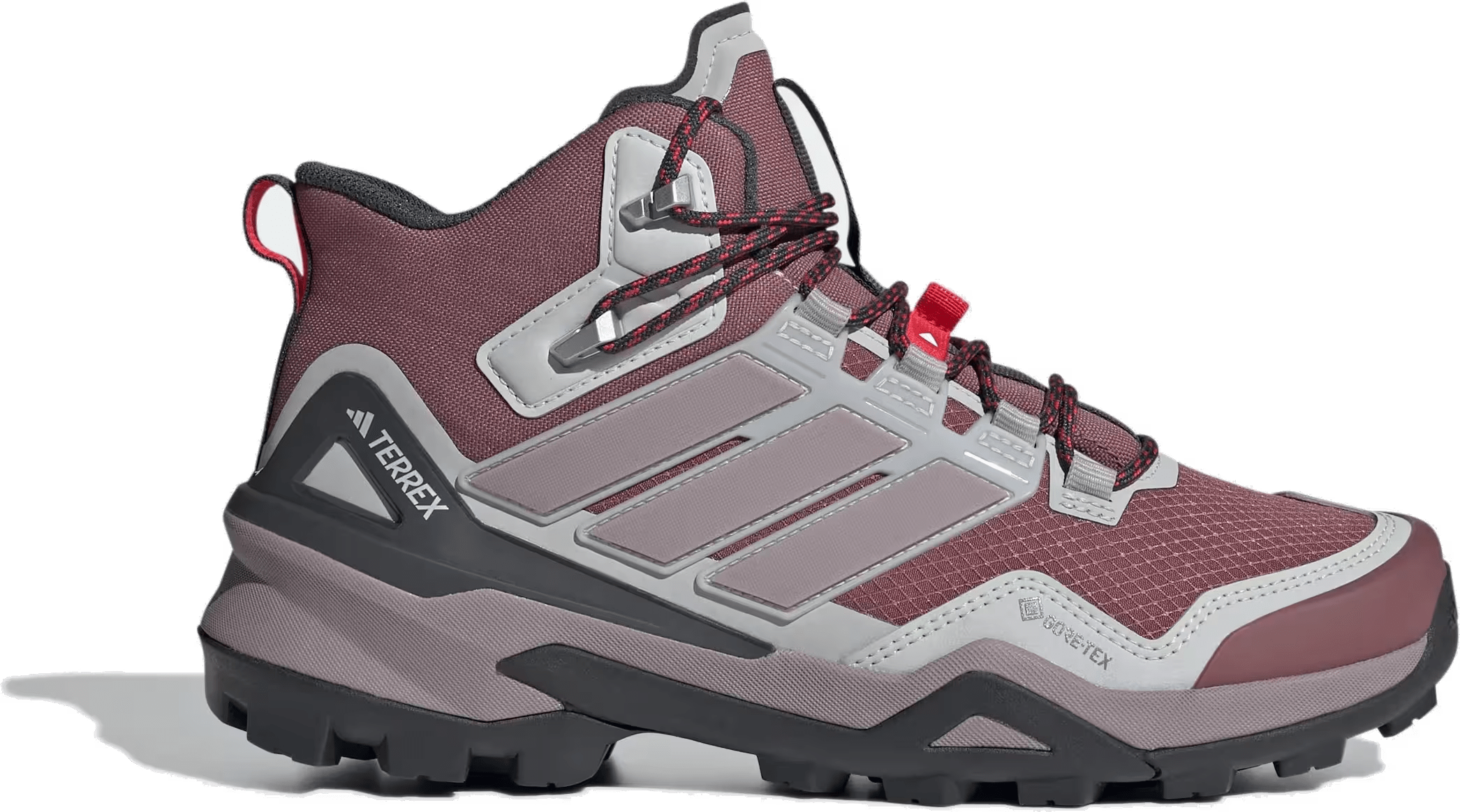 adidas Terrex Skychaser Mid Gore-Tex Burgundy Preloved Fig Grey Two (Women's)