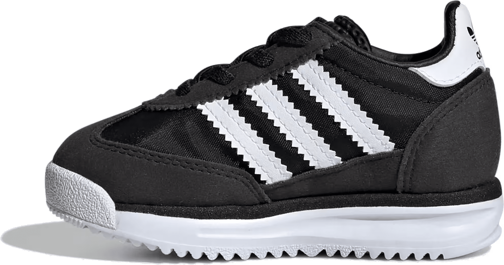 adidas SL 72 RS Elastic Laces Core Black Cloud White Blue (TD)