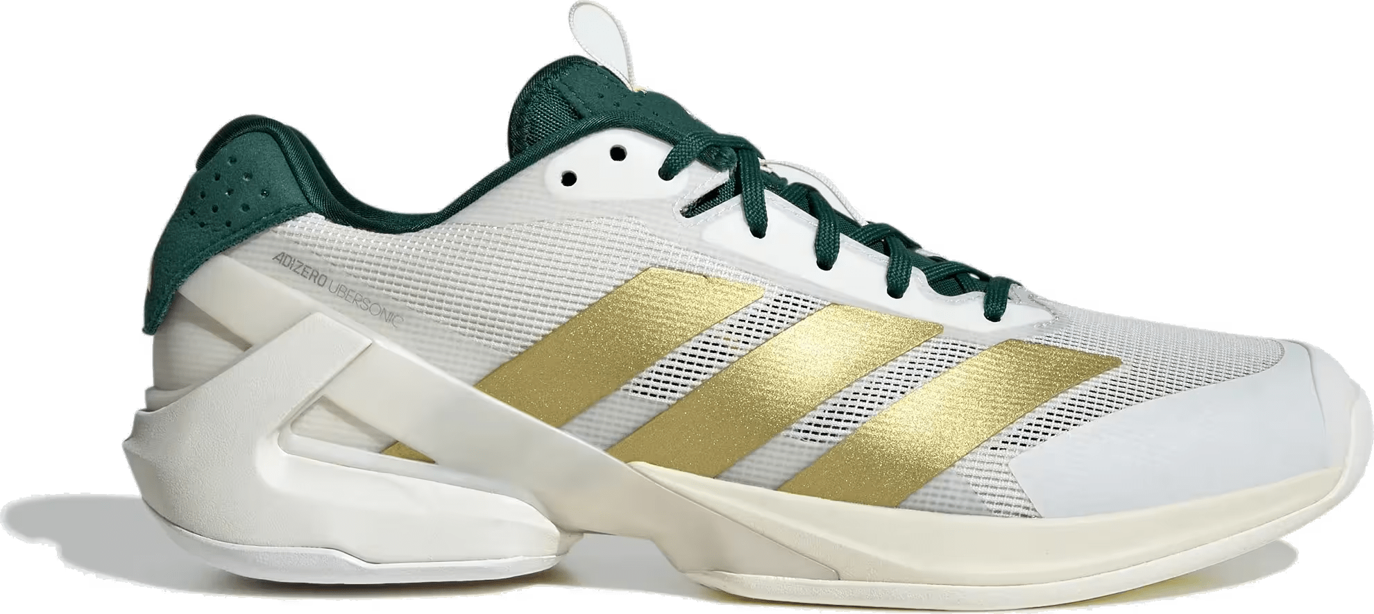 adidas Adizero Ubersonic 5 White Gold Collegiate Green