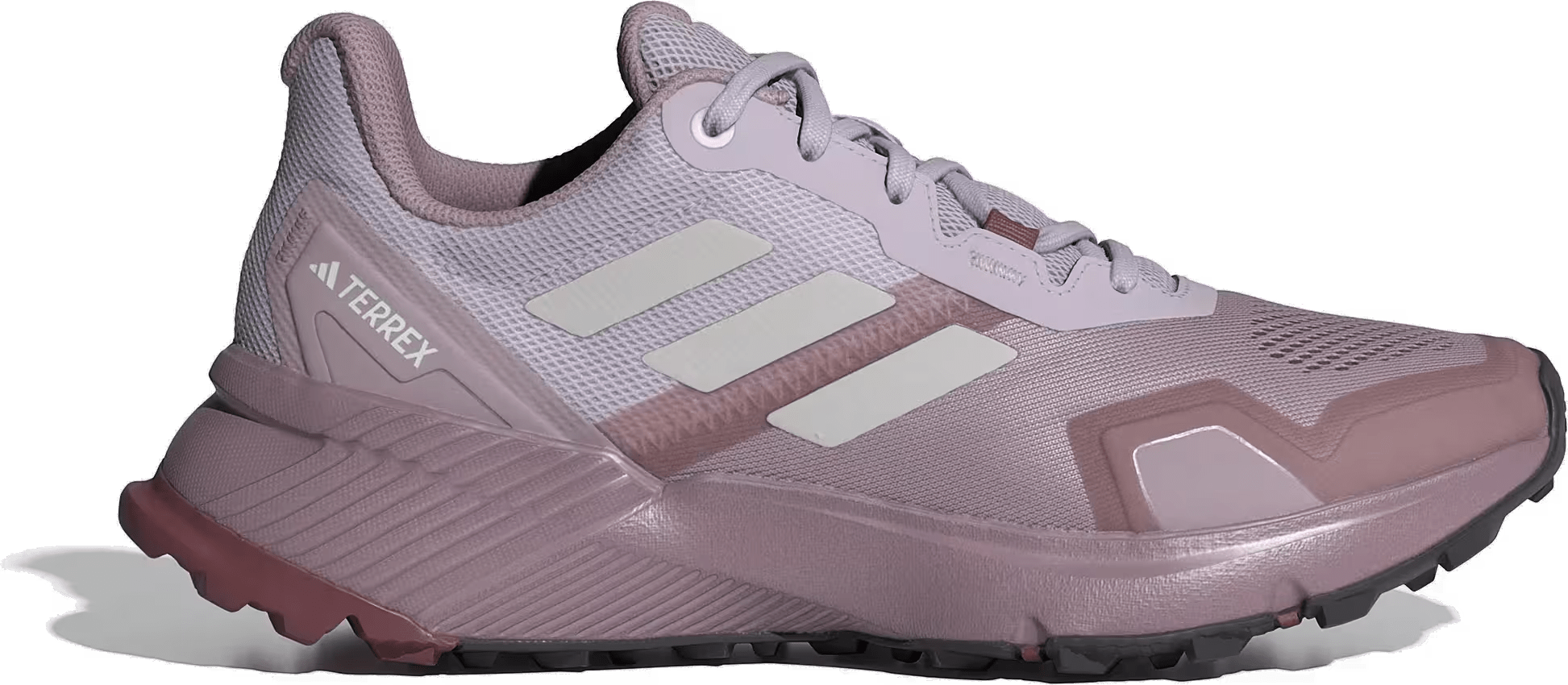 adidas Terrex Soulstride Trail Preloved Fig Grey One Burgundy (Women's)