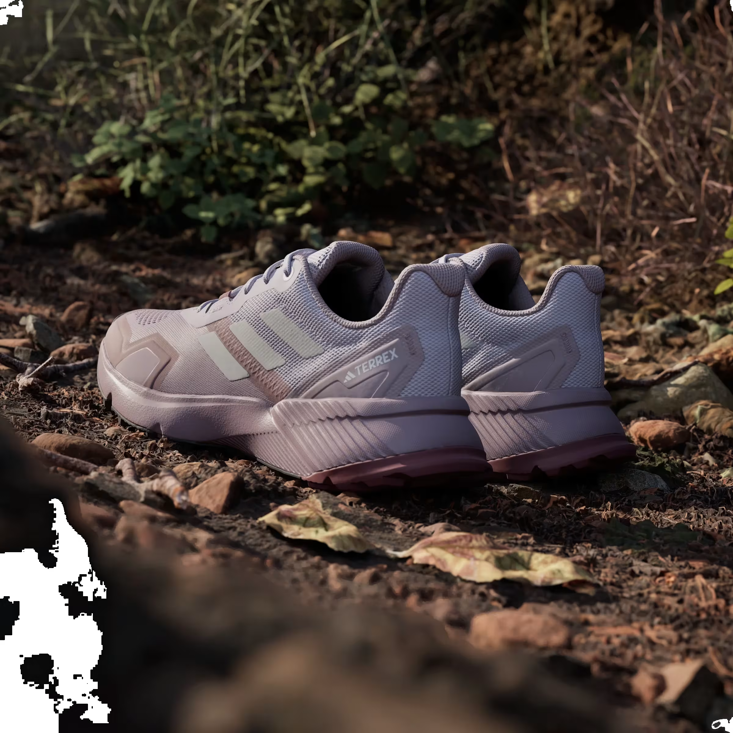 adidas Terrex Soulstride Trail Preloved Fig Grey One Burgundy (Women's)