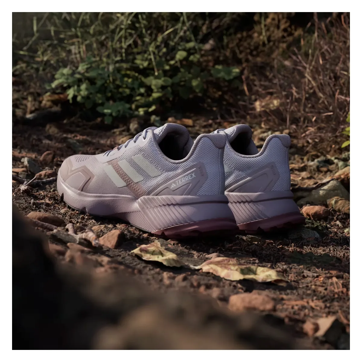 adidas Terrex Soulstride Trail Preloved Fig Grey One Burgundy (Women's)