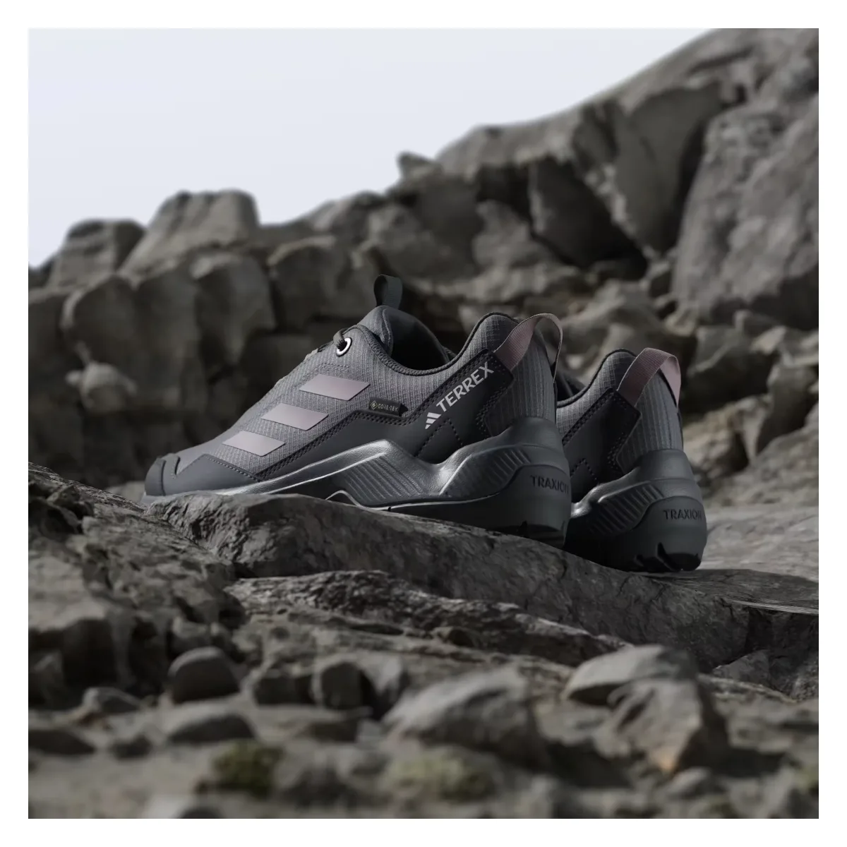 adidas Terrex Eastrail Gore-Tex Grey Five Preloved Fig (Women's)