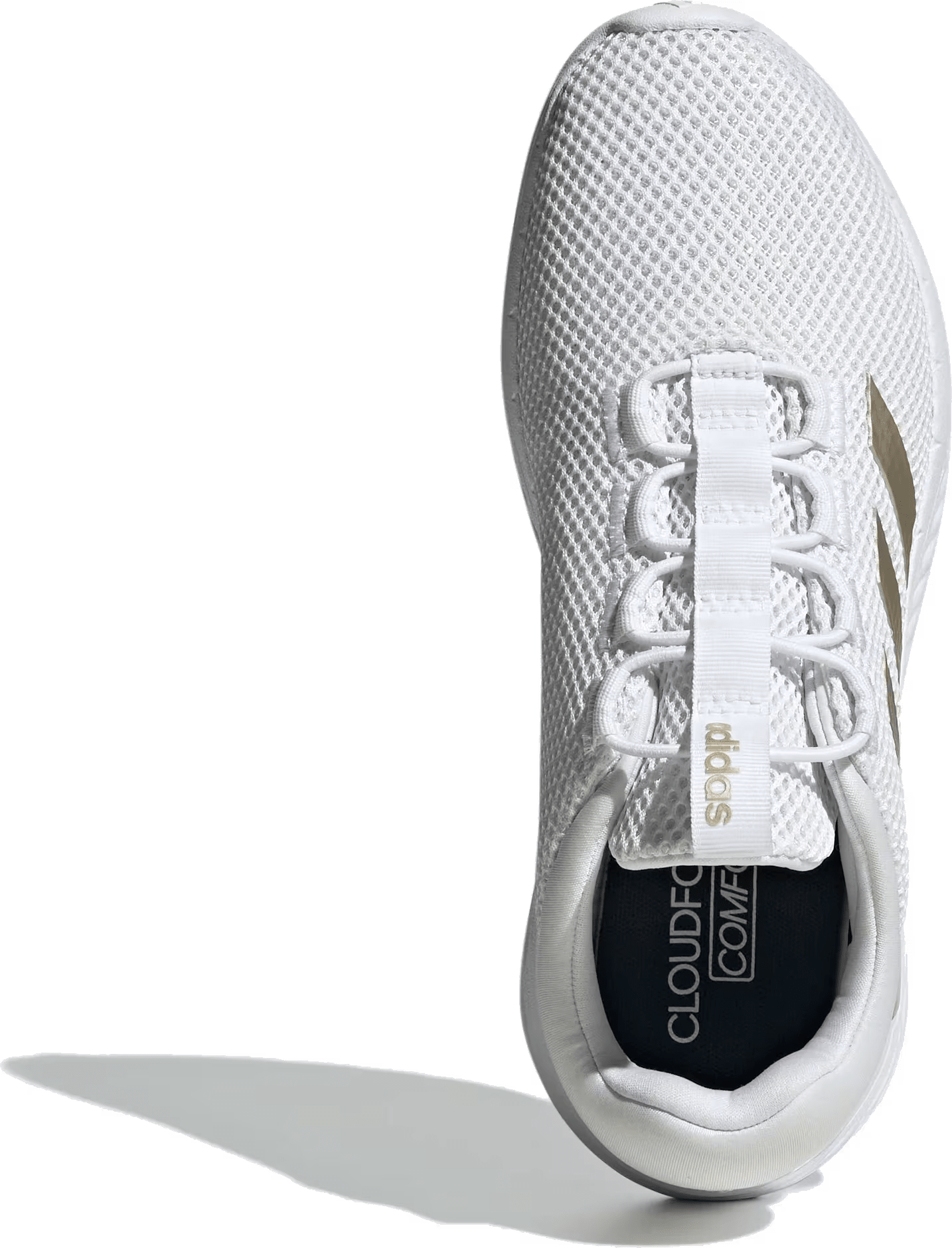 adidas Cloudfoam Comfy Cloud White Champagne Met. Core Black (Women's)