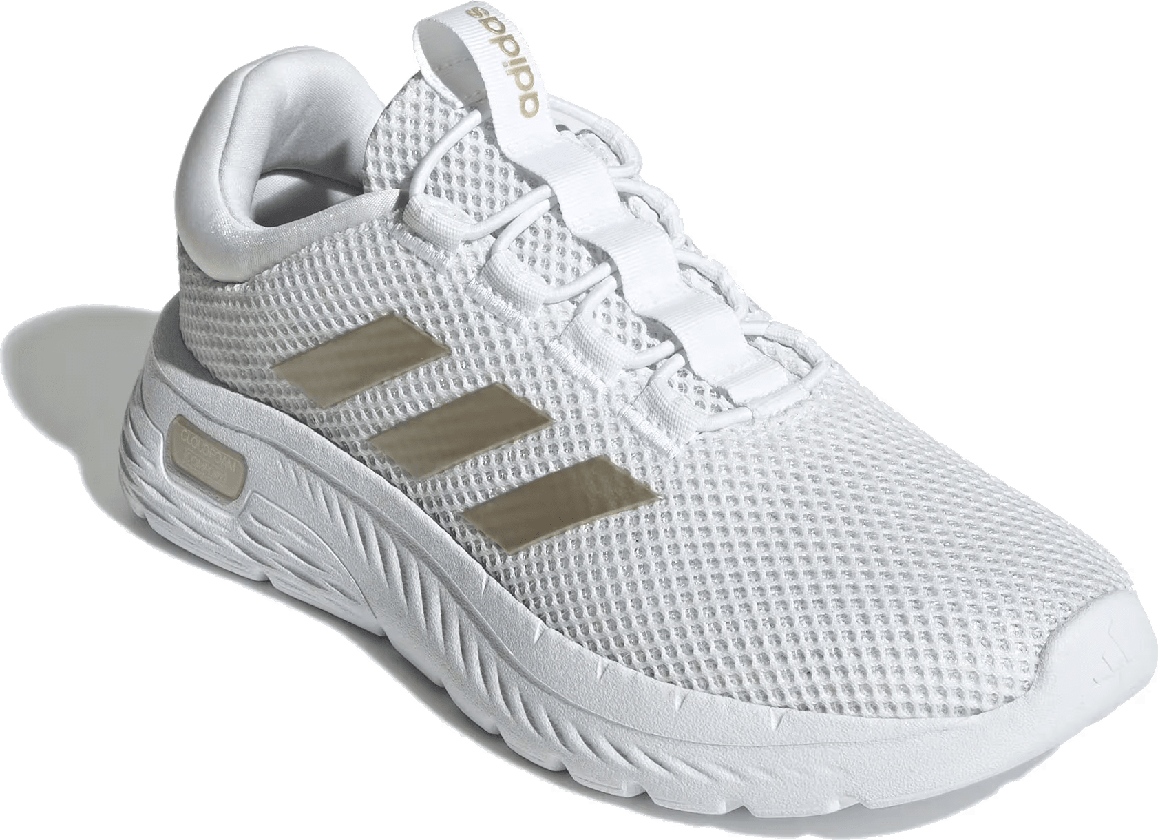 adidas Cloudfoam Comfy Cloud White Champagne Met. Core Black (Women's)