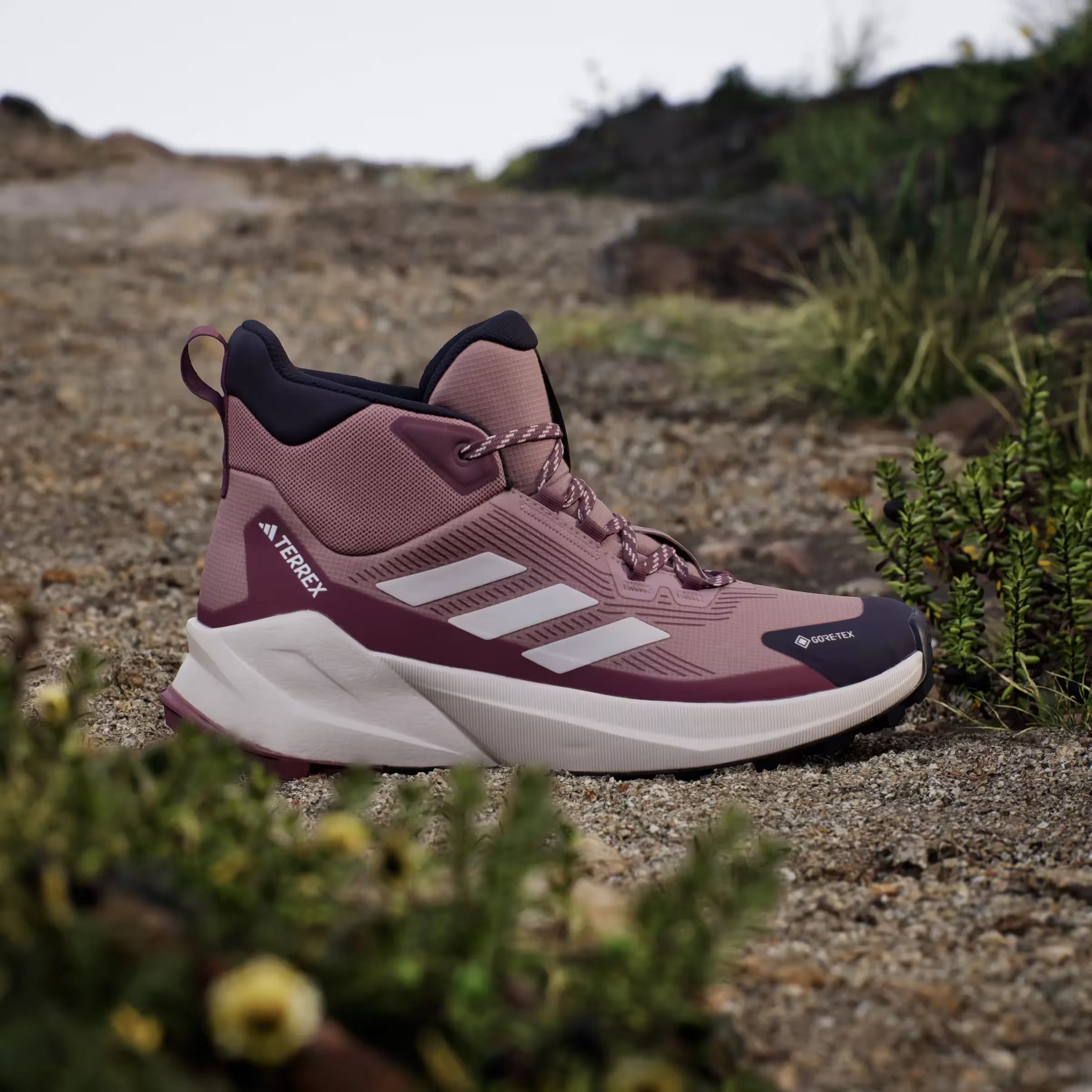 adidas Terrex Trailmaker 2.0 Mid Gore-Tex Warm Clay Putty Mauve Aurora Black (Women's)