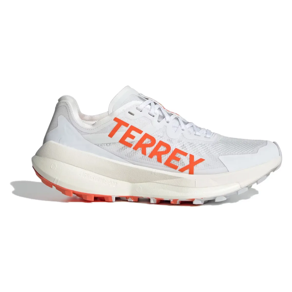 adidas Terrex Agravic Speed Trail Cloud White Impact Orange Dash Grey (Women's)
